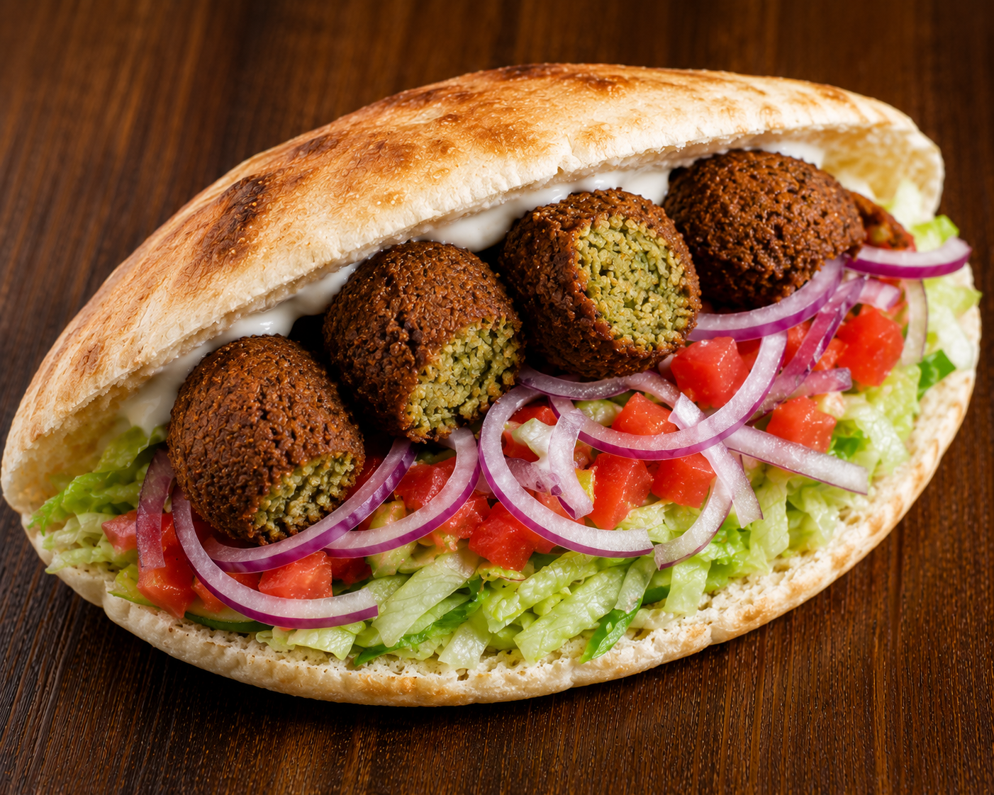 Falafel m. bröd