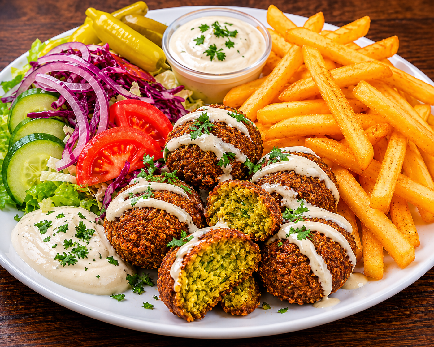 Falafel tallrik