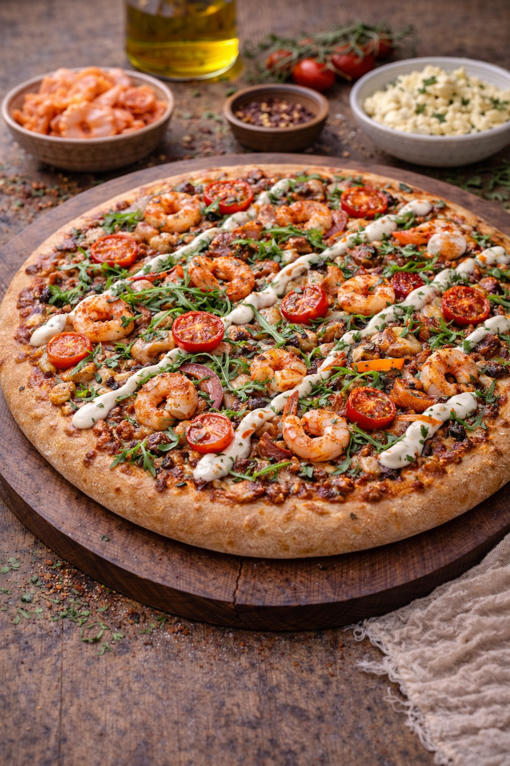 Scampi Pizza