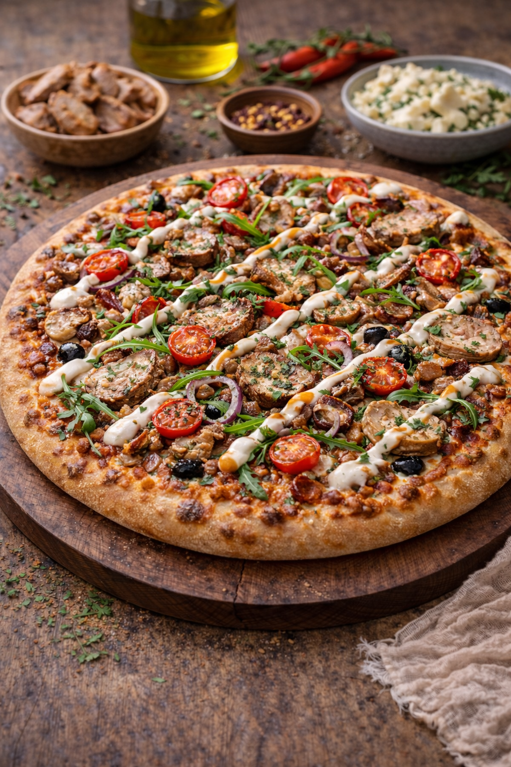 Fläskfile Pizza