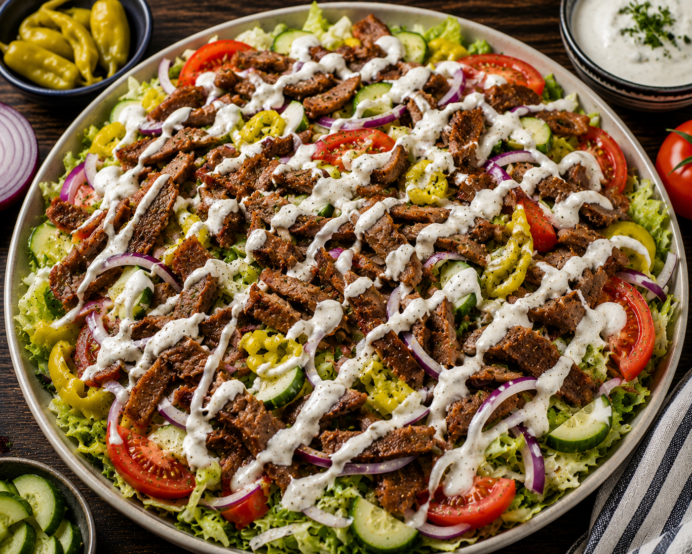 Kebabsallad